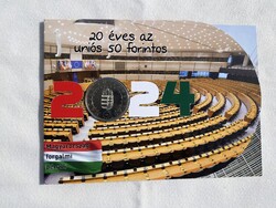 20 éves az Uniós 50 forintos bliszter - csupán 300 példány! RITKA, sorszám: 173
