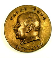 Madarassy Walter (1909-1994) VADAS JENŐ - ERDÉSZETI TUDOMÁNYOS INTÉZET BRONZ PLAKETT
