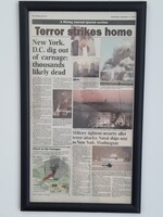 Rare American Newspaper: The Mining Journal (Marquette, MI) - September 12, 2001 - Terror Strikes