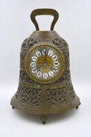 Antique French Bell-Shaped Bronze Table Clock – A. D. Mougin Movement, Late 19th Century