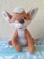 Retró játék. Plüss róka, Vuk, mesefigura, ritkaság ( nagy)