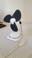 Retro gumilapátos asztali ventilátor