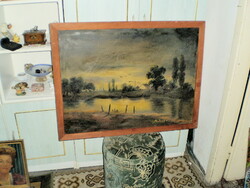 Szignózott olaj festmény