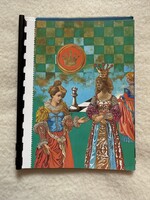Sakk csapat Európa bajnokság - DEBRECEN képeslapfüzet - Badacsonyi Sándor grafika - 1992       -29