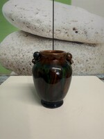 Ifj Badár Balázs Festett Mázas Kerámia Váza A159