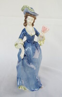 Lippelsdorfi porcelán nő francia hölgy