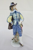 Lippelsdorfi porcelán férfi francia úr