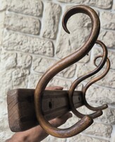 Antik Thonet tonett Fali fogas fàból gőzölt hajlított . Szecessziós korú