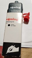 Bontatlan régi rotring fekete  tinta 250 milliliter