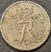 Dánia 10 öre, 1969.