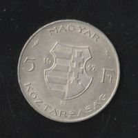 5 Ft 1947 ezüst vékony.