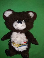 Retro CCCP drótvázas plüss OLIMPIA MOSZKVA logó figurája Misa mackó 17 cm a képek szerint
