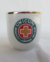 Hollóházi porcelán UNICUM pohár