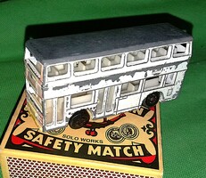 1981. MATCHBOX Leyland TITAN emeletes busz fém kisautó a képek szerint