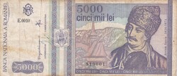 5.000   Lei   1993   Románia