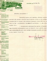 Régi levél: Szalay Gyula vetőmag, Budapest.