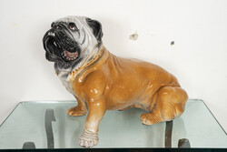 Bulldog kerámia figura - KIÁRUSÍTÁS!!!
