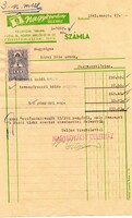 Régi számla: Nagykovácsi Üzletház, Budapest.