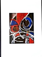 Joan Miró - Untitled - litográfia 50x35 cm - 1973﻿