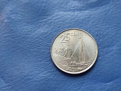 BAHAMAS BAHAMA-SZIGETEK 25 CENTS 2007 HAJÓ! CÍMER!