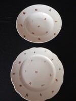 Zsolnay tányér alján jelzettek  2 db 1 mély és egy lapos