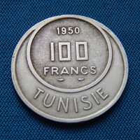 TUNÉZIA  1950  100 Francs