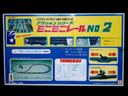 Mini Mini Rail 2. Kék Vonatkészlet Dobozàban - kb TT méret