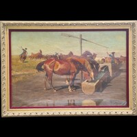 Béla Juszkó- Ló itatás