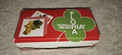 Flora - retró memória kártya - 1986