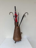 Antique Copper and Gilded Gourd-shaped Vase with Anjou Lily Decoration 951 3009