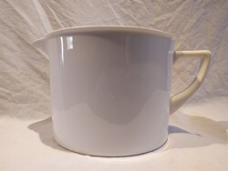 Nagyméretű antik patikai gyógyszertári kőporcelán edény kiöntő Diamant