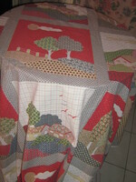 Aranyos patchwork hatású sötétítő függöny
