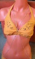 Testlánc bikini lánc apró bogyós ezüst színű