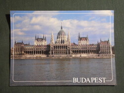 Képeslap,Budapest,Országház,Parlament látkép,részlet, 1983-