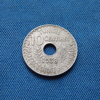 TUNÉZIA  1938  10 Centimes