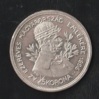 5 Korona 1896 Milleneumi fantázia veret