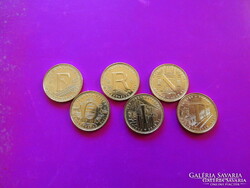 2021 5 Forint sor F O R I N T 6 betű ROLNIBÓL nylon tasakban olcsó postával! SIMA LEVÉLBEN 1790 Ft!