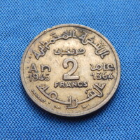 MAROKKÓ  1945  2 Francs