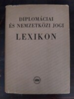 Hajdú Gyula: Diplomácia és Nemzetközi Jog Lexikona 1959