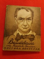 1920.Théophile Gautier Baudelaire könyv képek szerint Kultura Könyvkiadó és Nyomda Rt.