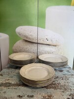 Zsolnay Aranyozott Tollazott Porcelán Tányérok A159