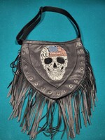 Új Gianni Rojtos Válltáska – American Skull Stílus