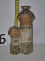 Kiss Roóz Ilona kerámia figura, kerámia szobor,    - régi jelzetlen  -  / 36