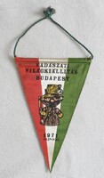 Vadászati Kiállítás Budapest 1971 VIII.27.-IX.30. , ÁFOR reklám zászló , emlék tárgy