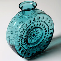 Glass Vase by Erich Jachmann for WMF / Würtenbergische Metallwaren Fabrik / Germany / 1960s