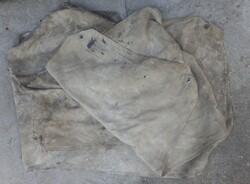 Régi katonai Német sátorlap ponyva 2 darab együtt