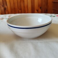 Alföldi porcelán kék csíkos kocsonyás, gulyás leveses tányér