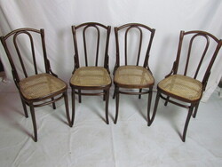 Antik Thonet szék 4 db (restaurált)