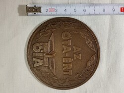 Plakett bronz Vasutas Önkéntes Támogatási Alap - ért