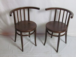 Antik Thonet karfás szék 2 db (restaurált)